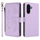 thumbnail image 2 of Funda Cartera Mariposa para [Samsung Galaxy A36 5G] con Soporte y Cremallera Morado claro, 2 of 6
