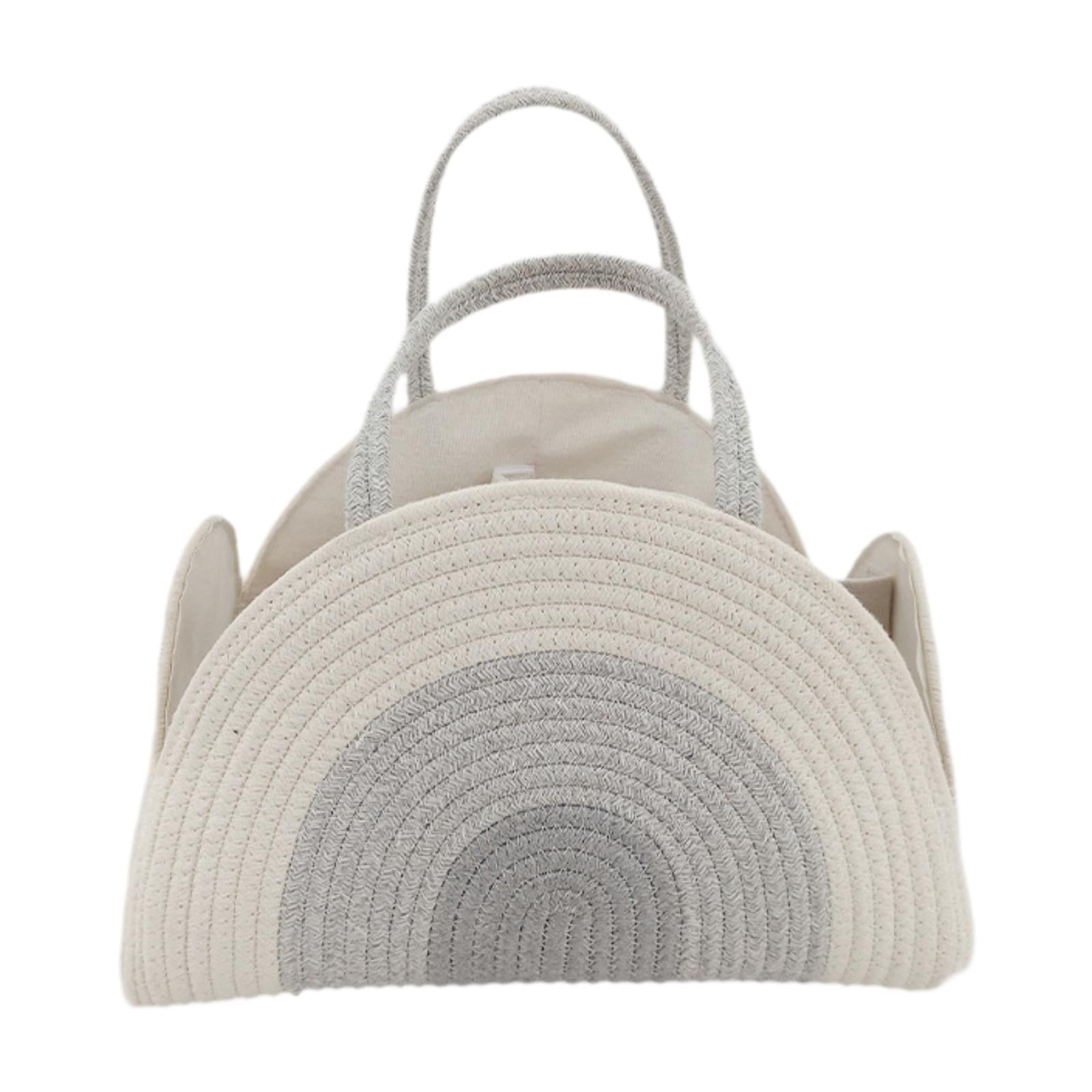 Bothyi - Baby Diaper Caddy Organizer Tutor Para Cambiantes De Artículos De Tocador Portes De Eructo Gray White