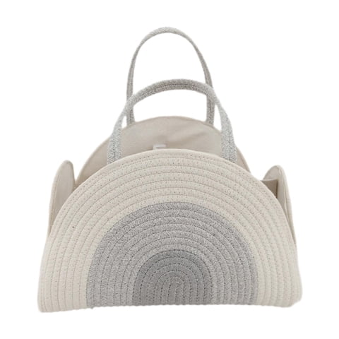 Bothyi - Baby Diaper Caddy Organizer Tutor Para Cambiantes De Artículos De Tocador Portes De Eructo Gray White