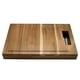 thumbnail image 2 of Tabla De Madera Acacia Wayu Con Bandeja De Acero Rectangular, 2 of 3