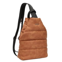 Calu Bags - Mochila Y Crossbody Amelie Pu Camel Calu