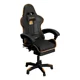 thumbnail image 1 of Silla Gamer Hell Castle Reclinable Con Cojin Lumbar Color Negro Con Naranja, 1 of 6