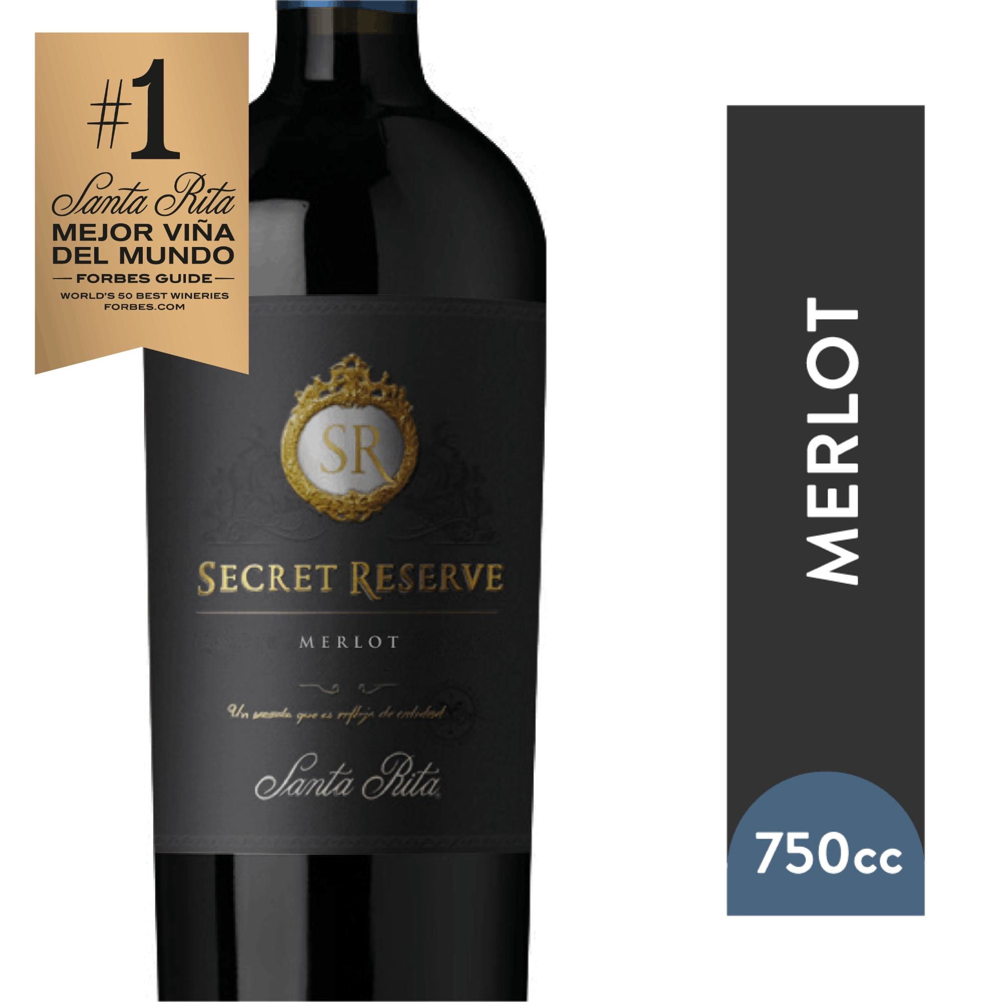 Vino Tinto Merlot 13° Botella 750 cc cc Secret Reserve