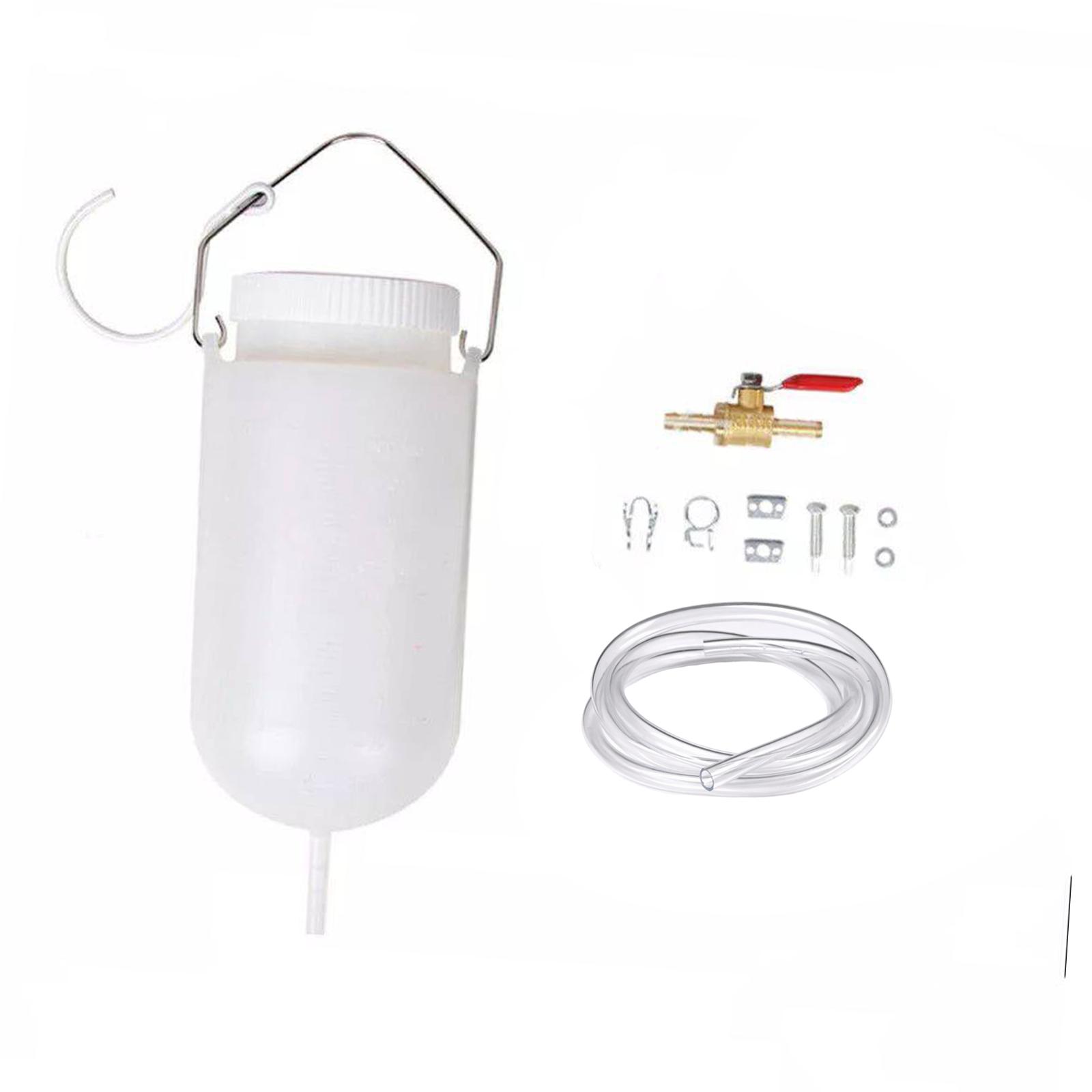 Ioensy - Kit De Tanque De Combustible Auxiliar De 1 L Para Talleres De Garaje, Entusiastas Del Equipamiento De Almacenamiento