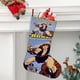 thumbnail image 2 of Thundarr el Bárbaro Tema: Calcetines de Navidad, fino lino blanco para colgar en escaleras y chimenea, decoración navideña para el hogar, regalo de Navidad. 45cm × 32cm, 2 of 5