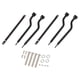 thumbnail image 4 of Soportes Universales Para Barras De Soporte De Alforjas De Moto Premium Negro, 4 of 5