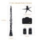 thumbnail image 4 of Clarinete Jinqu Bb de 17 llaves con chapado de níquel y estuche, 4 of 7