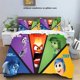 thumbnail image 1 of Cartoon Inside Out Duvet Cover Pillowcase, Boy & Girl Large King Bedding Set, Home Bedroom Quilt Set, 1 of 5