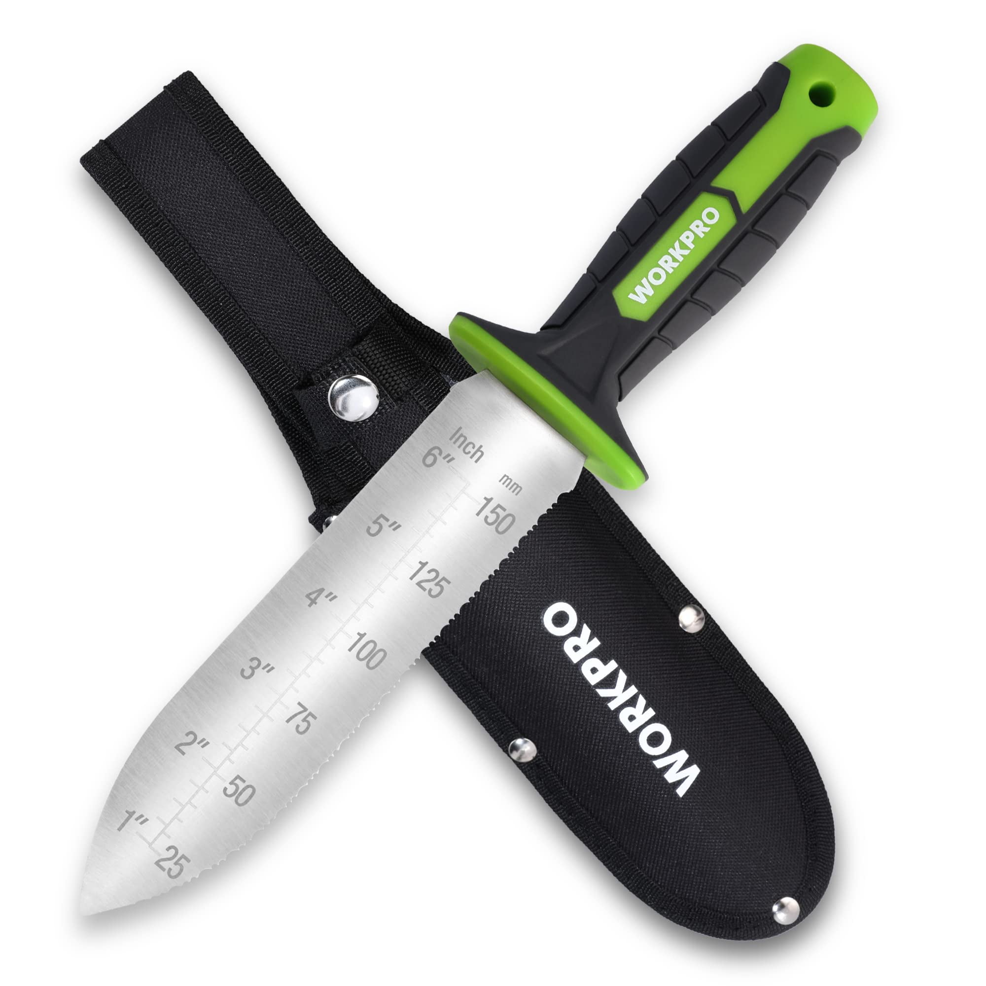 Cuchillo De Jardín Hori Hori Workpro 7" Acero Inoxidable