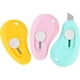 thumbnail image 2 of 3 minicuchillos multiusos, cúter, miniabrecartas retráctil, navajas portátiles para cortar papel, hogar, oficina, escuela, papelería (rosa, azul, amarillo)., 2 of 7