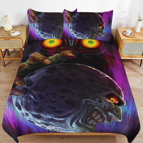 The Legend of Zelda Comforter Set 3 Pieces Quilt Cover Set Soft Bedding Sets for All Seasons
