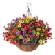 thumbnail image 3 of Plantas Artificiales De Flores Colgantes Con Cadena De Cesta Y Maceta Para Césped B, 3 of 5