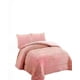 thumbnail image 2 of Cubrecama Con Relieve En Forma De Ondas King Color Rosado, 2 of 4