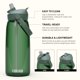 thumbnail image 2 of Botella de agua CamelBak Thrive Flip Straw Tritan Renew 1 L, 2 of 8