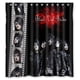 thumbnail image 1 of Cortina de ducha de Black Veil Brides, juego de cortina de baño con ganchos, tamaño 66 x 72 pulgadas, 1 of 3