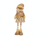 thumbnail image 1 of Duende Navideño De Pie 45cm Muñeco Decoración Navidad Dorado, 1 of 9