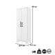 thumbnail image 3 of Estante Con Puertas Multiuso Blanco Mate Zanzini, 3 of 4
