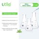thumbnail image 2 of Set de termos Erlenmeyer de cristal Utile, 250 ml, 500 ml, 1000 ml (3 unidades), 2 of 7