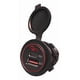 thumbnail image 1 of Cargador Doble Usb 18w Type C 30w Carga Rapida Luz Roja 12-24v, 1 of 3