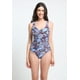 thumbnail image 1 of Enterito Modelador Estampado Azul Xl, 1 of 3