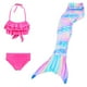 thumbnail image 1 of Traje de baño de sirena para niñas, bikini para niñas, ropa para niñas, traje de baño para niñas, traje de baño de material cómodo, 1 of 6