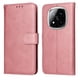 thumbnail image 1 of Funda Billetera para Xiaomi Redmi Note 14 Pro Plus 5G con Porta Tarjetas y Soporte Ajustable Rosa, 1 of 5