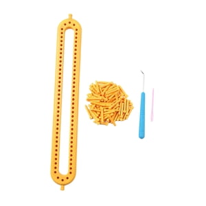 Magideal - Knitting Loom Set Diy Machine Shawl Stitch Handmade Crochet Craft Flower Maker Knitter Weaving Tools For Shawl, Hat, Blanket, Scarf, Beginners Estilo A