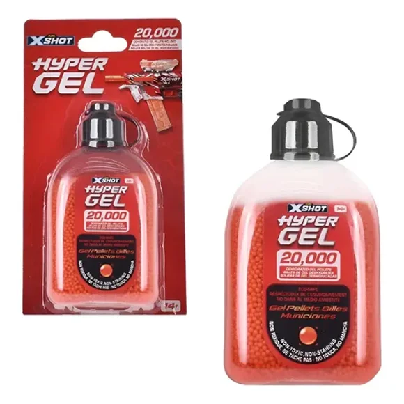 Repuesto Con 20000 Bolitas De Gel X-shot Hidrogel Recarga Naranja
