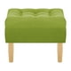 thumbnail image 1 of Pouf Wood 1c Felpa 05 Pistacho, 1 of 4
