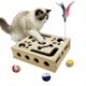 thumbnail image 1 of Caja rompecabezas para rascar gatos RoadAlchemist con lima de uñas interactiva, 1 of 7