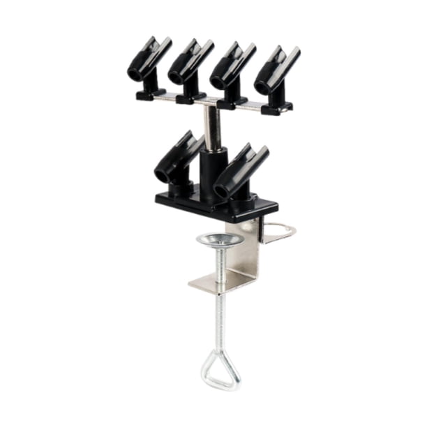 Soporte De Abrazadera Para Aerógrafo Para Garaje O Espacio De Trabajo, Sujeción Resistente, 6 Rotuladores