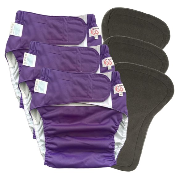 Lmaray Incontinencia XL 100-135 cm Impermeable - Pack de 3