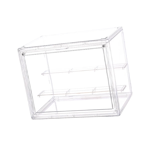 Caja De Pantalla Transparente Con Estante Que Muestra La Caja De Visualización De Coleccionables De Gabinete