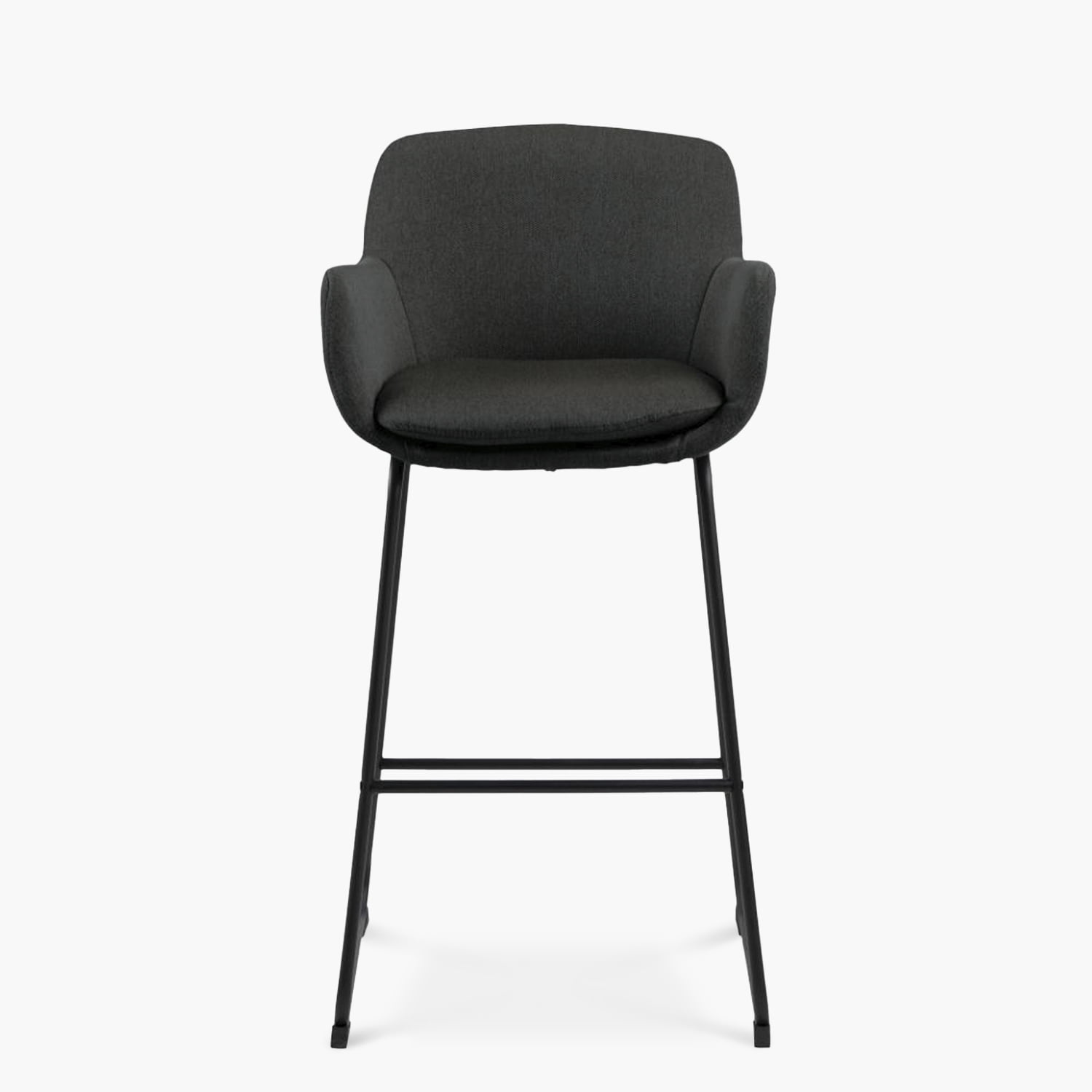 Form Design - Taburete Alto 76 Tapiz Felisa Gris Oscuro