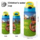 thumbnail image 2 of Pretzel y los Cachorros Botella de Agua con Tapa Pop Top de Un Toque, Acero Inoxidable, a Prueba de Fugas, para Deportes, Botella Infantil azul 12 oz, 2 of 6