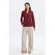 thumbnail image 4 of Polera Mujer Cuello Camisero Rojo, 4 of 4