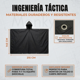 thumbnail image 5 of Poncho Impermeable Tactico 3 en 1 para Adultos, Capa de Lluvia Reutilizable, Toldo y Manta de Acampar para Senderismo, Negro, 5 of 12
