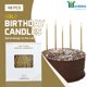 thumbnail image 5 of Velas de cumpleaños Bundaloo Gold para tartas con soportes de plástico, 5 of 8