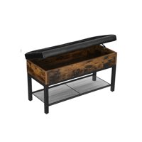 Habita2 Chile - Banco Baul Industrial Con Asiento Acolchado