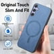 thumbnail image 5 of Magnetic Slim Case for Samsung Galaxy S25 with Camera Guard & Anti-Scratch Back Blue, 5 of 5