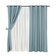 thumbnail image 1 of Set Cortina jqd Rustica 8pzas Argolla 140x220 Turq, 1 of 2