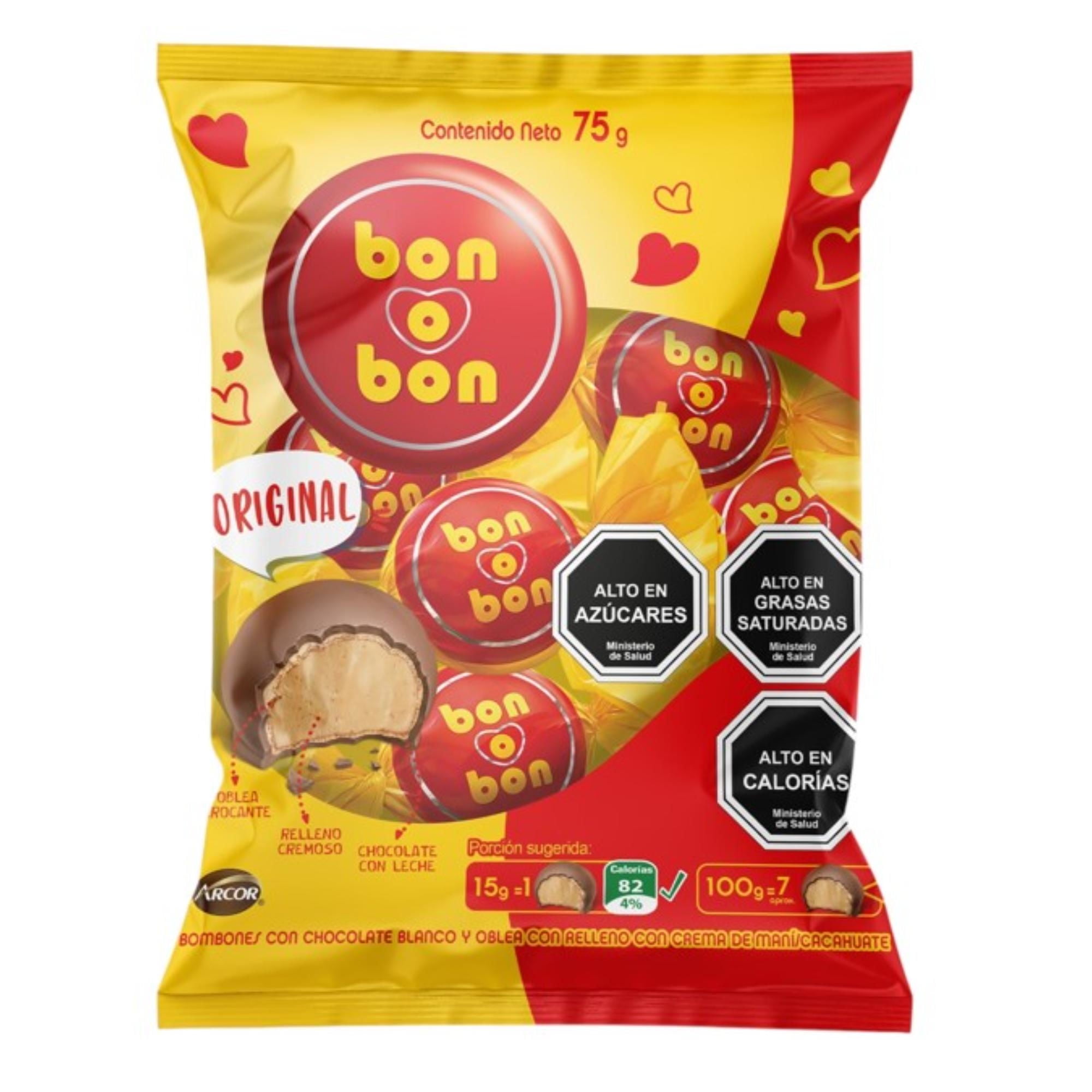 Bon O Bon De Leche 75 g Arcor