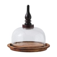 Bothyi - Pastel De Pastel Con Tapa Decorativa De Exhibición De Pastel Para El Queso De Aperitivo De Caramelo