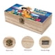 thumbnail image 3 of Todos los Perros Van al Cielo Caja Organizadora de Madera Rústica - Caja Decorativa Multifuncional para Escritorio, Hogar, Oficina, Joyas y Manualidades, 3 of 6