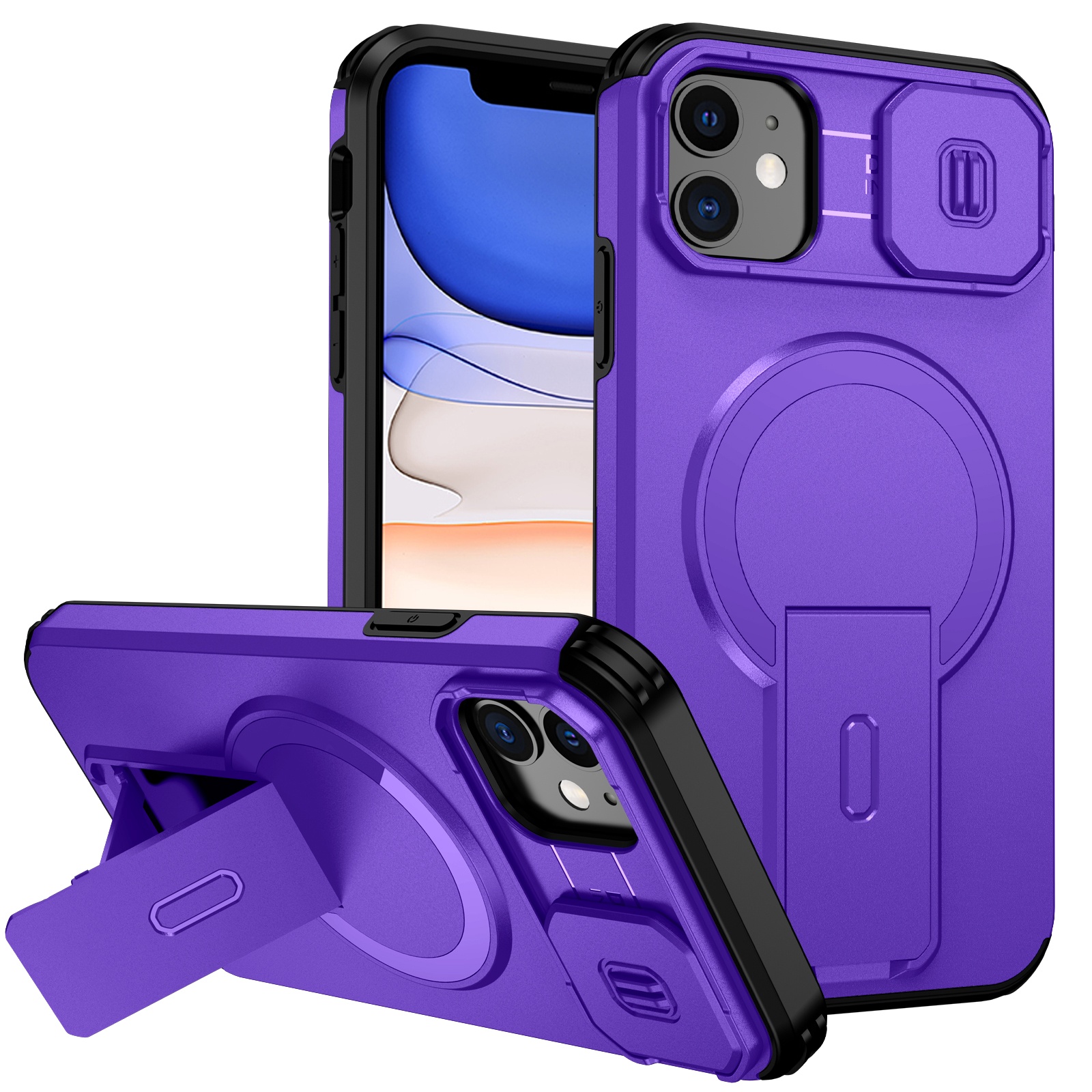 Funda Foxdock Para Iphone 11 – Magnética Antigolpes Con Soporte Y Protección Doble