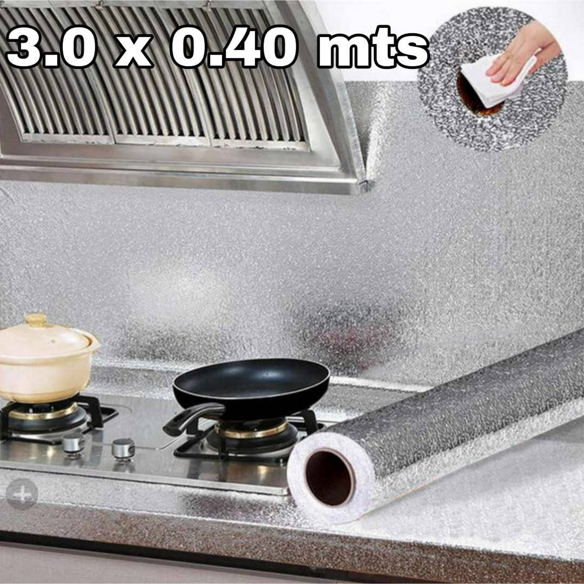 Mundo Eve - Papel Aluminio Adhesivo 0.30x4.0 Mts