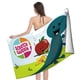 thumbnail image 4 of Scratch Garden Toalla de playa de secado rápido con diseño temático, regalo para mujeres y niñas, ideal para cumpleaños, fans, amantes de la música, uso en la playa o al aire libre, 78 × 160 cm, 4 of 6