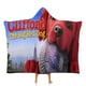 thumbnail image 1 of Clifford, el Gran Perro Rojo Manta Capa con Capucha Anti-Bolitas, Manta de Lana Ártica Suave, Manta Portátil de Felpa Ligera y Lujosa, Poncho para Siesta en Casa y Oficina, 100*130cm, 1 of 6