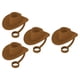 thumbnail image 3 of Lindos Casquillos De Paja Cubre Accesorios De Taza Regalos De Fiesta Cubierta De Puntas De Paja De Silicona 4 Piezas Marrón, 3 of 3