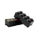 thumbnail image 2 of Caja de almacenamiento LEGO Storage Brick con 8 tachuelas, color negro, 12,1 L de capacidad, 2 of 6